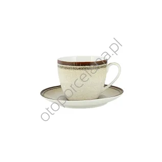 REA CREAM filiżanka ze spodkiem PS25