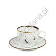 COTTAGE WHITE FILIŻANKA ZE SPODKIEM 300 ml - Alumina Bogucice - 2
