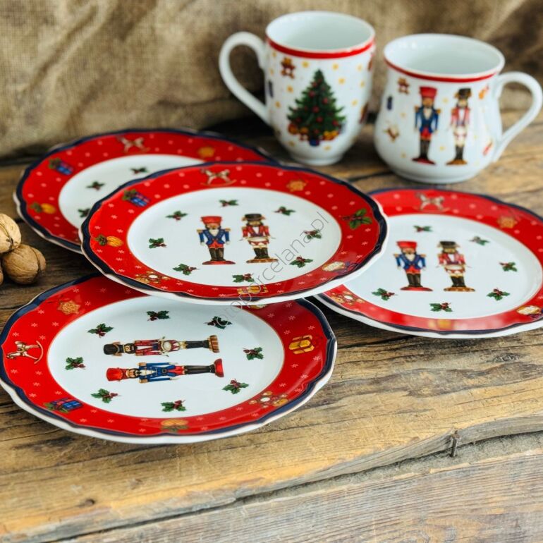 CICHA NOC new zestaw 4 tal. deserowych red