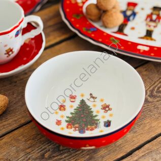 CICHA NOC new salaterka musli 15 cm red