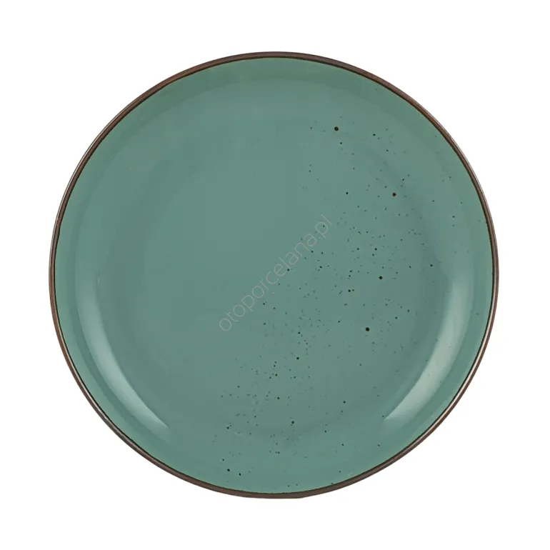RUSTIC GREEN TALERZ DESEROWY 22 cm - Alumina Bogucice