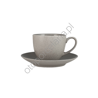 GRANITE SILVER GREY FILIŻANKA ZE SPODKIEM 300 ml - Alumina Bogucice