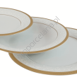 GEOS GOLD komplet talerzy 6/18 szt. - 2