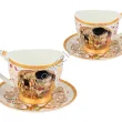 G. KLIMT filiżanka espresso VANESSA, POCAŁUNEK 100 ml (białe tło) - 3