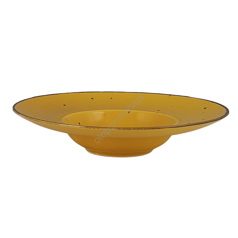 COTTAGE YELLOW TALERZ PASTA 28 cm - Alumina Bogucice