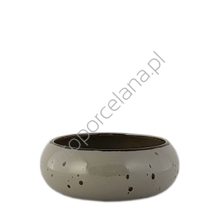 COTTAGE GREY SALATERKA 16 cm ORGANIC - Alumina Bogucice