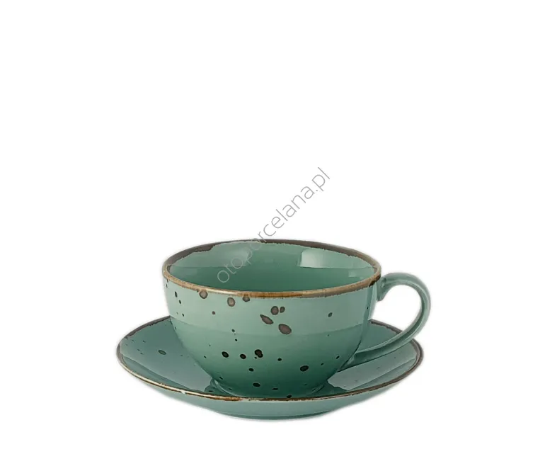 COTTAGE TIFFANY FILIŻANKA JUMBO ZE SPODKIEM 450 ml - Alumina Bogucice